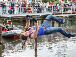 Ryckhangeln beim Fischerfest 2015